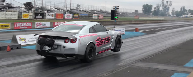 Se putea sfarsi tragic. Au batut un record mondial cu un GT-R de 3.300 de cai insa erau sa-l faca praf