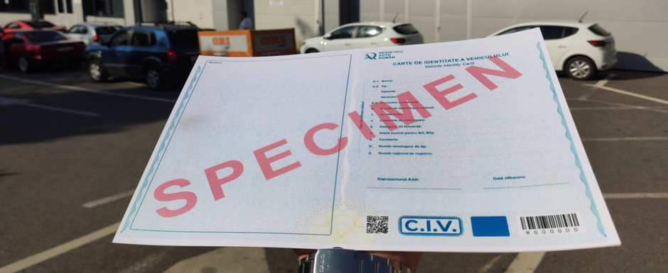 Se schimba Cartea de Identitate a Vehiculului. Cum arata noul format Se schimba Cartea de Identitate a Vehiculului. Cum arata noul format