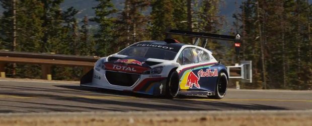 Sebastien Loeb a ajuns la Pikes Peak pentru a testa masina de concurs