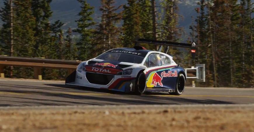 Sebastien Loeb a ajuns la Pikes Peak pentru a testa masina de concurs Sebastien Loeb a ajuns la Pikes Peak pentru a testa masina de concurs