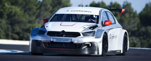 Sebastien Loeb ia la testat noul Citroen C-Elysee WTCC