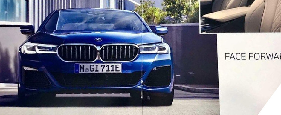 Sefii de la BMW plang de nervi. Alte doua poze oficiale cu noul Seria 5 au ajuns pe internet mai devreme decat trebuia
