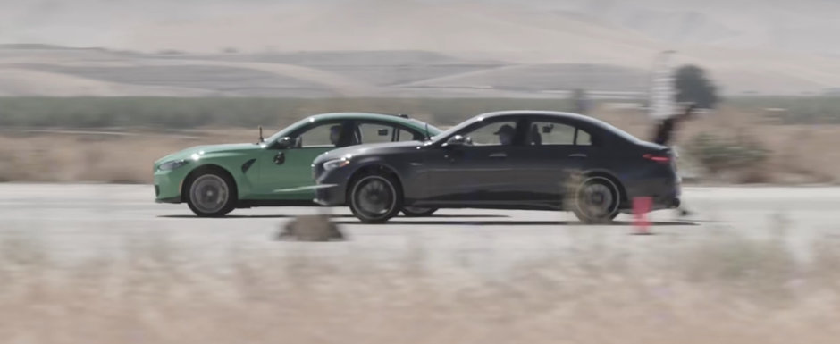 Sefii de la Mercedes plang, cel mai probabil, in hohote. Noul C63 AMG cu motor de 2.0 litri si 680 CP a luat bataie de la BMW M3