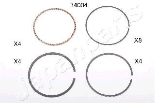 Segment piston (RS34004 JAPANPARTS) HONDA,SUZUKI