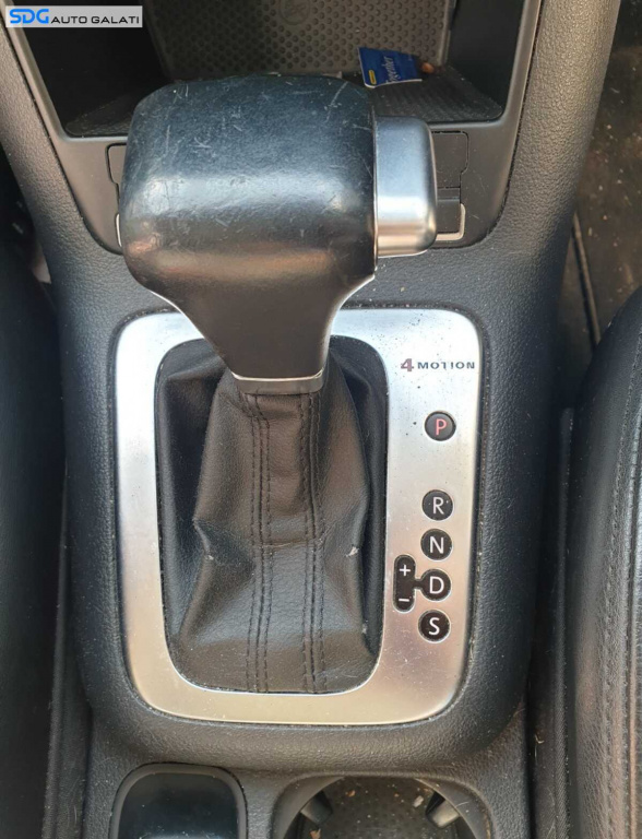 Selector Levier Nuca cu Manson Piele Maneta Schimbator Viteze Cutie Automata Volkswagen Tiguan 2007 - 2015 [C9073]