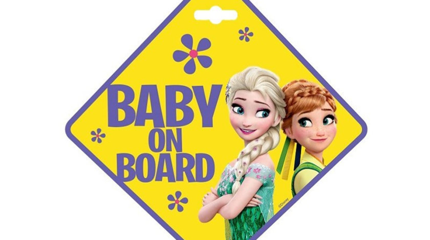 Semn Baby On Bord, Frozen Disney D59611