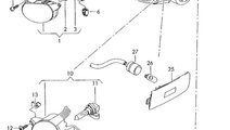 Semnal aripa Audi A3 8L 1.9 TDI 2001 2003 OEM 8E09...