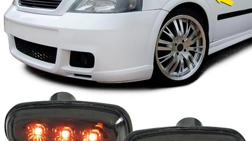 Semnale aripa Opel Astra G intre 1997-2004 Zafira A intre 1999-2005 negru LED
