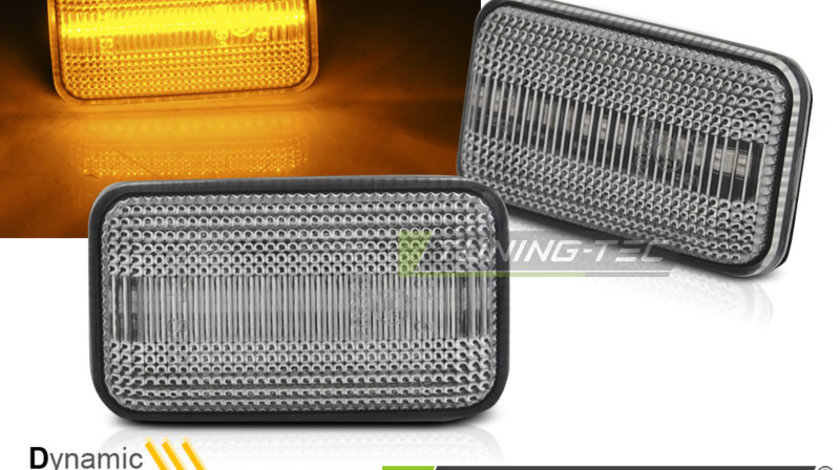 Semnale Semnalizatoare ALB LED SEQ compatibila VW GOLF I GOLF II CORRADO JETTA