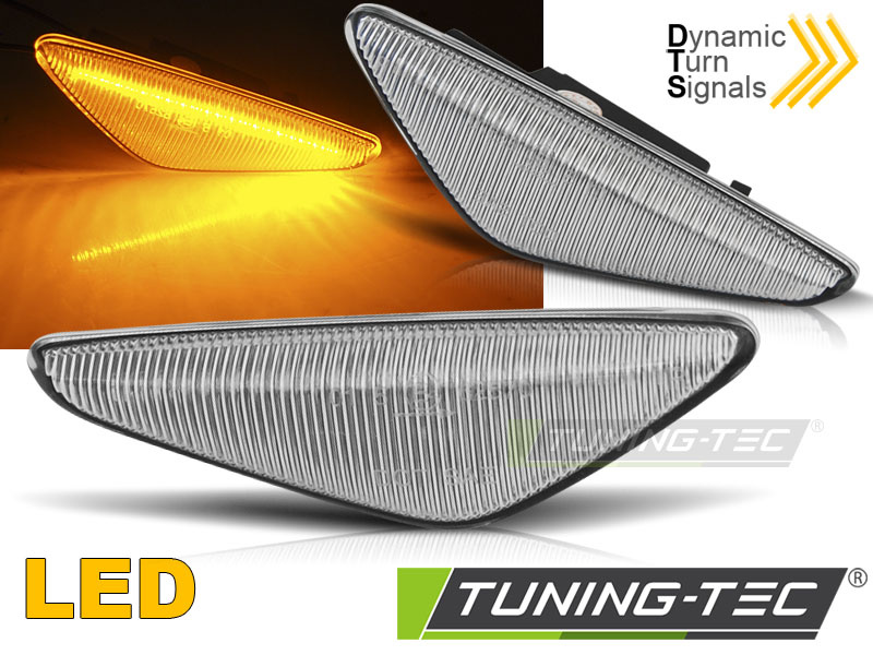 Semnale Semnalizatoare ALB LED SEQ compatibila BMW X5 E70 / X6 E71 / X3 F25
