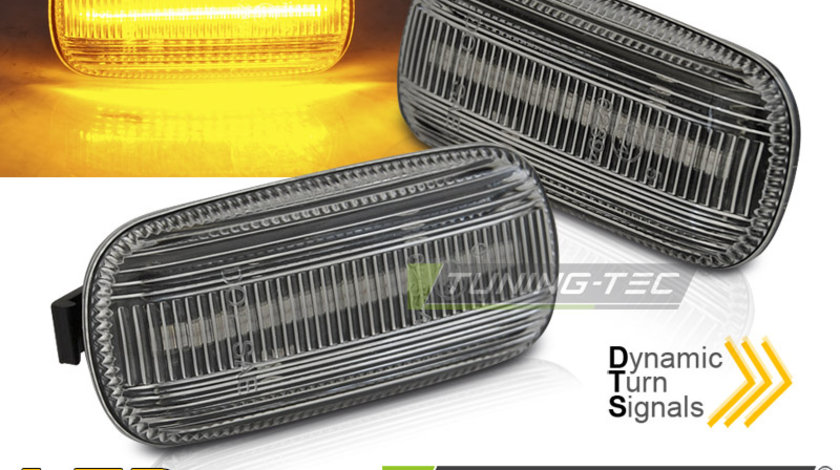 Semnale Semnalizatoare ALB LED SEQ compatibila AUDI A4 B6/ B7/ A3 8P/ A6 C6