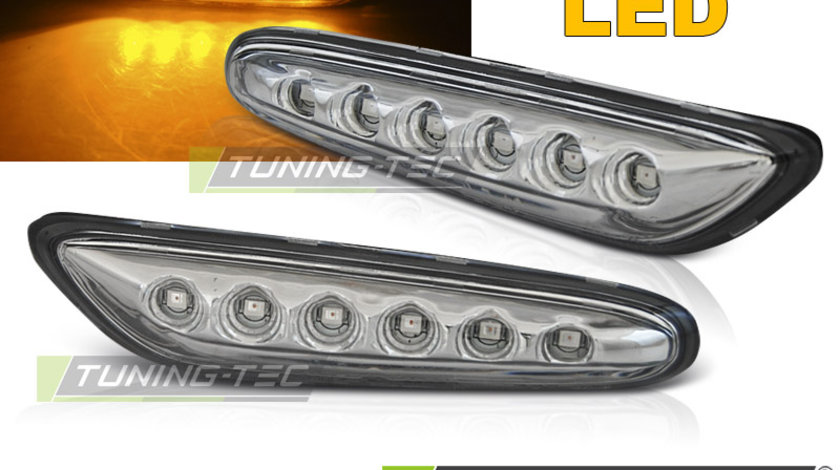 Semnale Semnalizatoare Crom look LED compatibila BMW E46 09.01-03.05