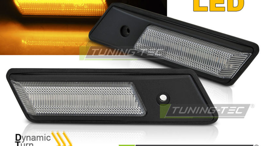 Semnale Semnalizatoare Crom look LED SEQ compatibila BMW E34/E32/E36