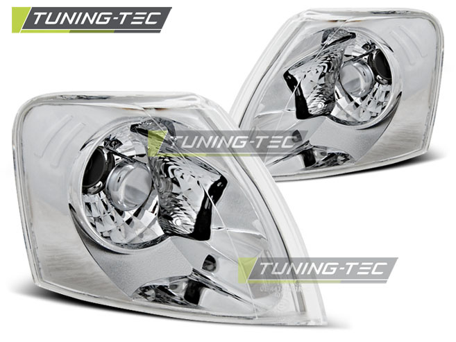 Semnale Semnalizatoare Fata Crom look compatibila VW PASSAT B5 11.96-08.00