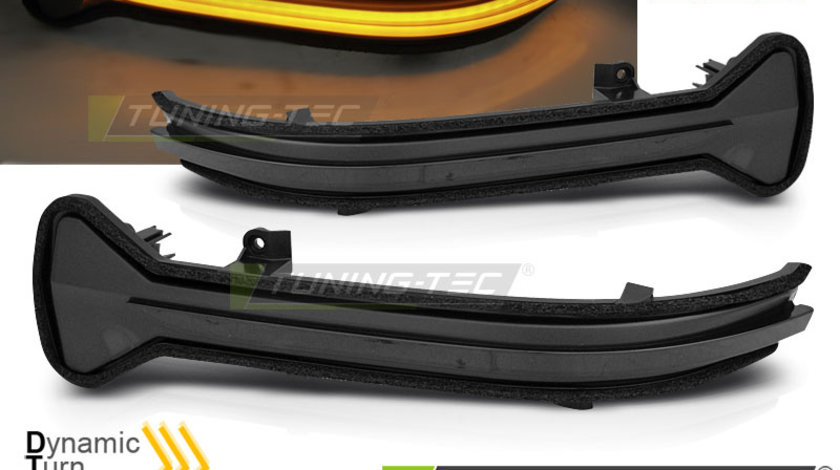 Semnale Semnalizatoare IN THE MIRROR SMOKE LED SEQ compatibila BMW G30 / G31 / G11 / G12