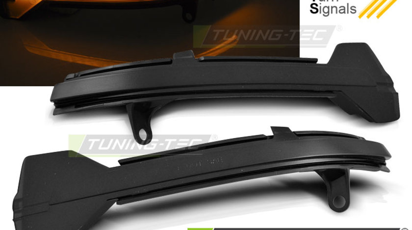 Semnale Semnalizatoare IN THE MIRROR SMOKE LED SEQ compatibila BMW F10/ F11/ F12/ F13/ F01