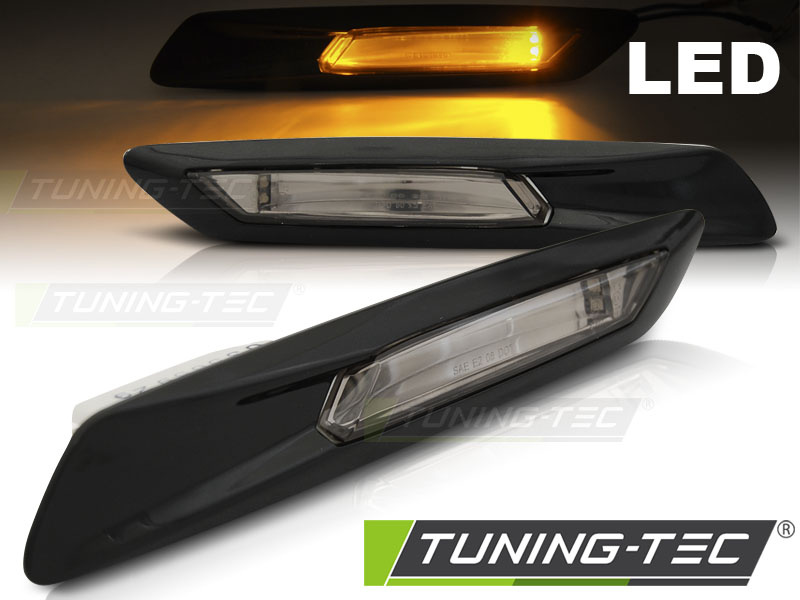 Semnale Semnalizatoare Negru Lucios LED fitsBMW F10/F11 10-13