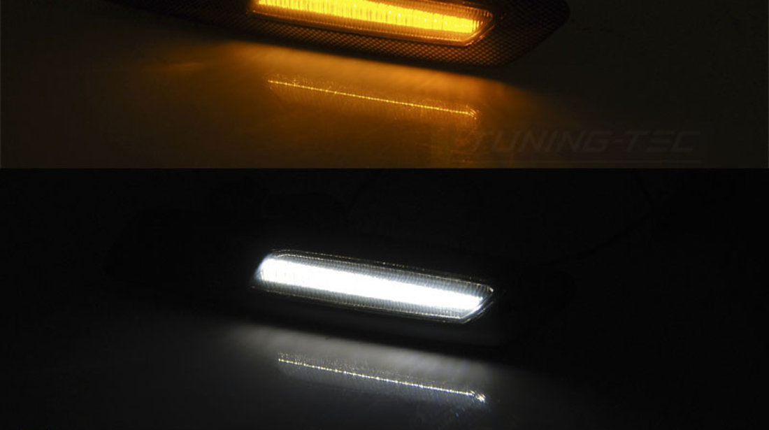 Semnale Semnalizatoare SMOKE LED CARBON F10 STYLE compatibila BMW E60/ E90/ E92/ E82