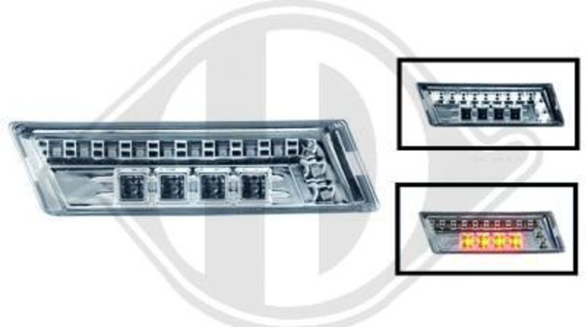 SEMNALIZARE CU LED AUDI TT FUNDAL CROM -COD 1040378