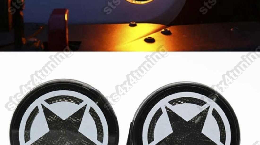 SEMNALIZARE FATA LED JEEP WRANGLER JK 2007-2017 [STAR]