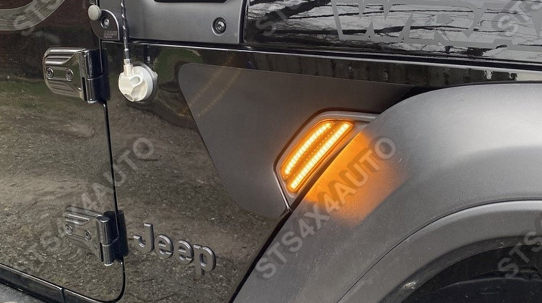 SEMNALIZARE LED ARIPA JEEP WRANGLER JL JT 2018-2023 [V1]