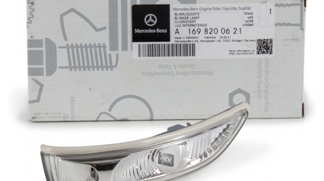 Semnalizare Oglinda Dreapta Oe Mercedes-Benz A-Class W169 2004-2012 A1698200621