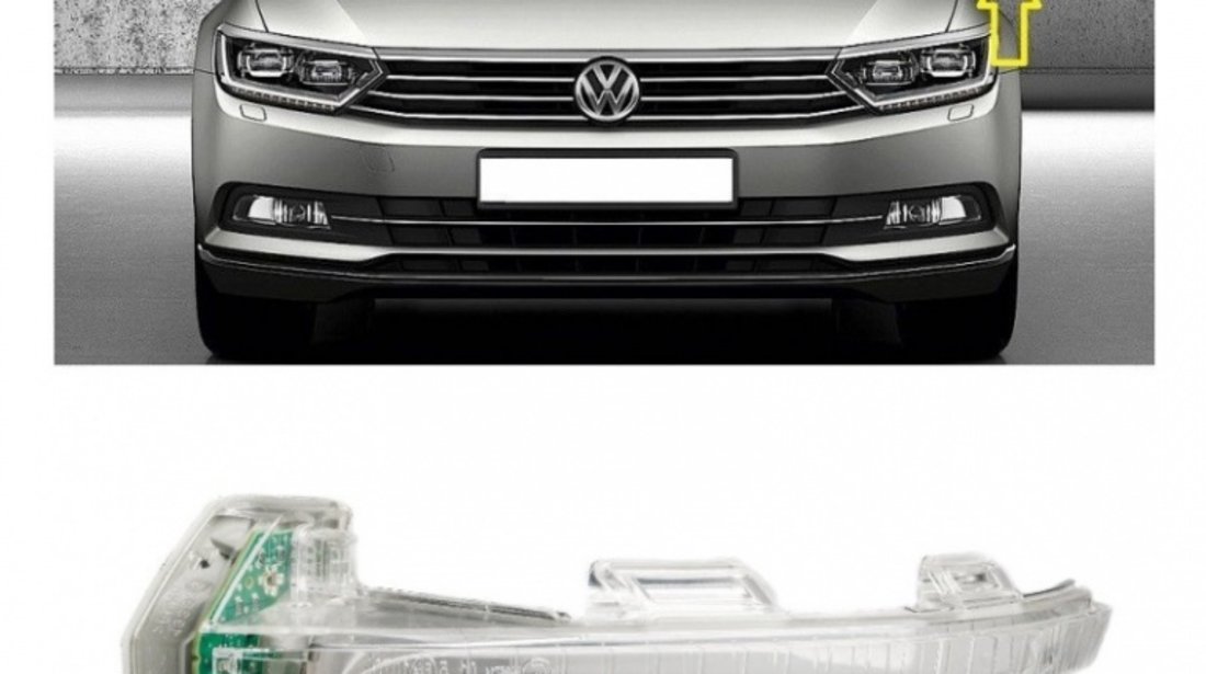 Semnalizare Oglinda Stanga Am Volkswagen Passat B8 2014→ 3G0949101