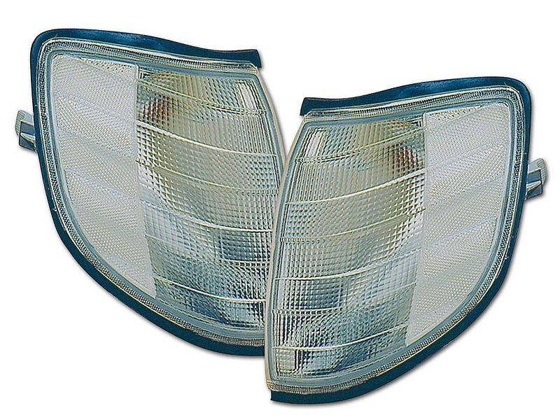 SEMNALIZARI FAR MERCEDES W140 FUNDAL CROM -COD FKBL08115