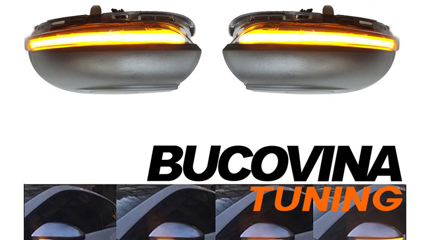 SEMNALIZARI SECVENTIALE LED OGLINZI VW GOLF 6 (08-12)