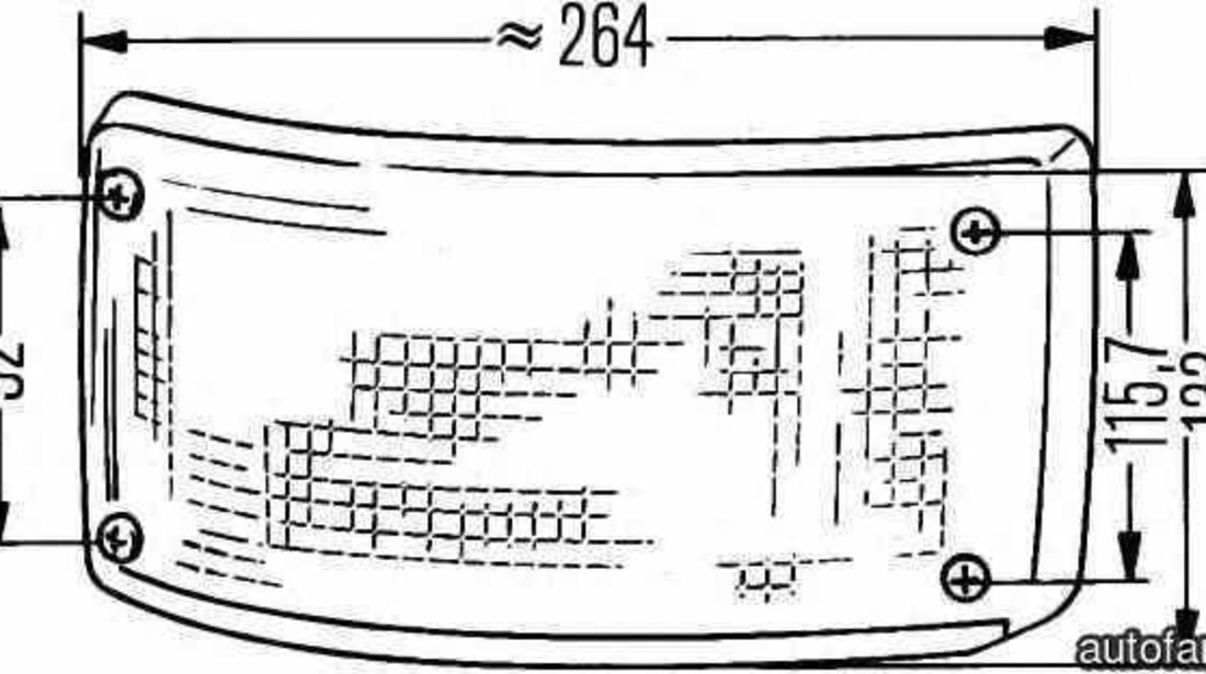 Semnalizator NEOPLAN Cityliner HELLA 2BA 005 603-011