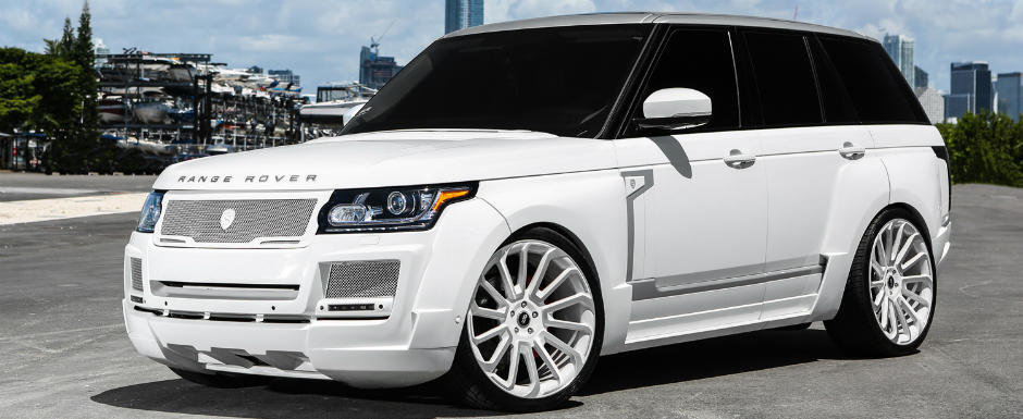 Sensation White. Sau aveti voi un nume mai bun pentru acest Range Rover tunat de cei de la MC Customs? Sensation White. Sau aveti voi un nume mai bun pentru acest Range Rover tunat de cei de la MC Customs?