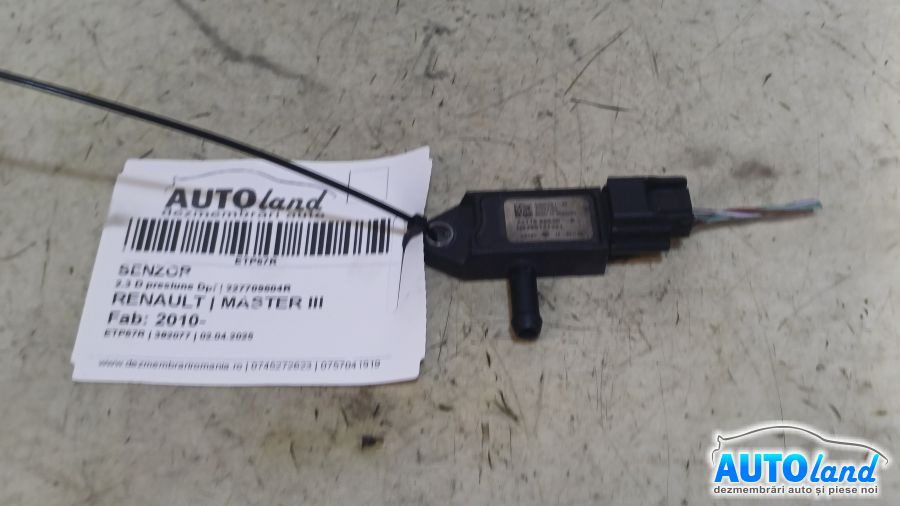Senzor 227709604r 2.3 D Presiune Dpf Renault MASTER III 2010