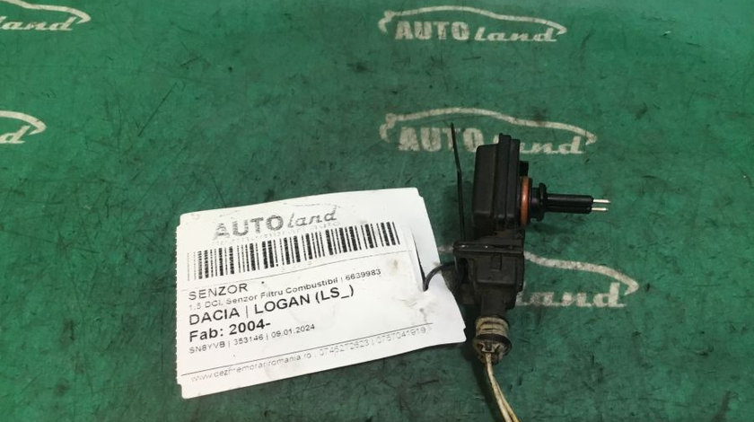 Senzor 6639983 1.5 DCI, Senzor Filtru Combustibil Dacia LOGAN LS 2004