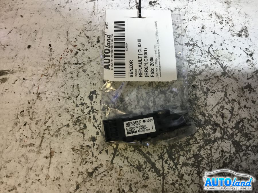 Senzor 8200375765 Impact Renault CLIO III BR0/1,CR0/1 2005