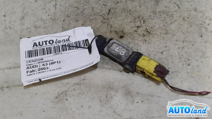 Senzor 8e0959651a Impact Audi A3 8P 2003