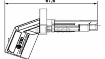 Senzor ABS AUDI A8 4H BOSCH 0 265 007 928