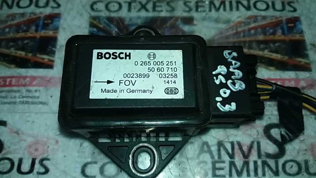 Senzor ABS EPS BOSCH SAAB 9 0 265 005 251 / 0265005251 / 50 60 710 / 50607100 265 005 251 / 0265005251 / 50 60 710 / 5060710