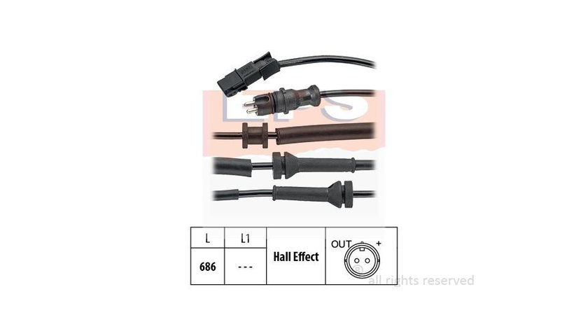 Senzor abs Renault ESPACE Mk IV (JK0/1_) 2002-2016 #2 24071150971