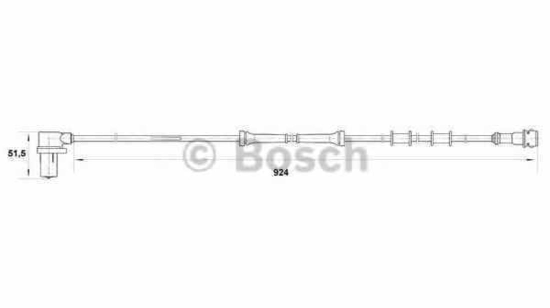 Senzor ABS VOLVO V40 combi VW BOSCH 0 265 006 224