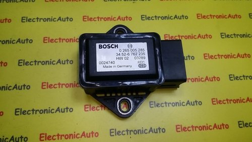 Senzor acceleratie BMW X3 0265005285, 34526762235,