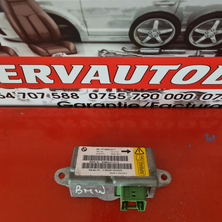 Senzor airbag BMW Seria 7 (2001-2008) [E65, E66] 3.0 Motorina 2006, 65776920477