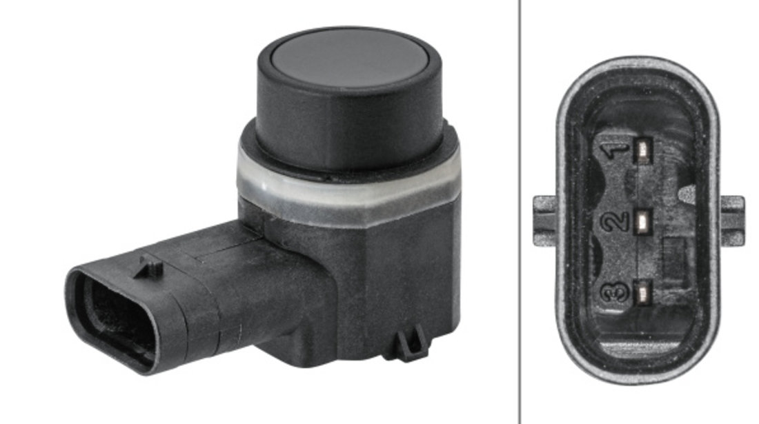 Senzor, ajutor parcare exterior (6PX358141771 HELLA) AUDI,SEAT,SKODA,VW