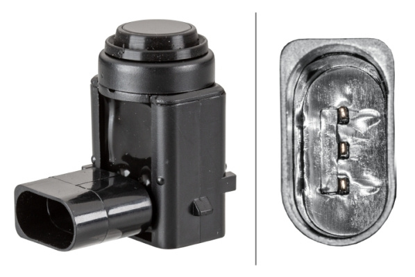 Senzor, ajutor parcare pe ambele parti (6PX358141101 HELLA) SEAT,SKODA,VW