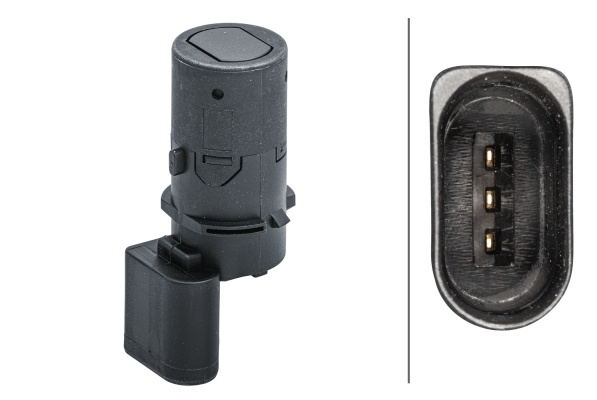 Senzor, ajutor parcare pe ambele parti (6PX358141451 HELLA) AUDI