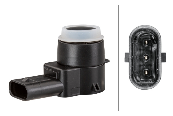 Senzor, ajutor parcare pe ambele parti (6PX358141071 HELLA) MERCEDES-BENZ