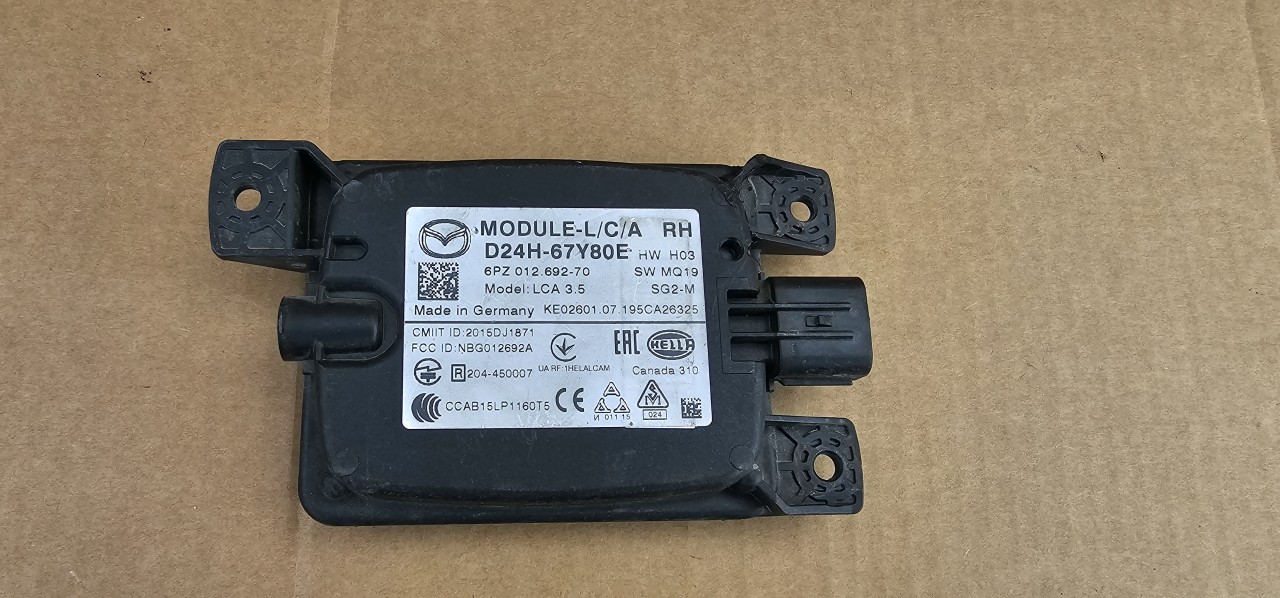Senzor blind spot dreapta Mazda CX 3 2018 2019 2020 2021