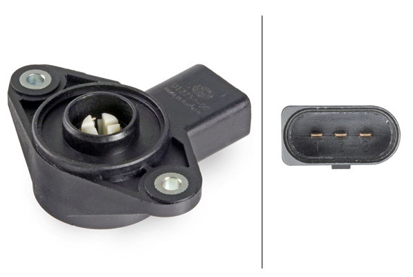 Senzor, clapeta conducta aspiratie (6PD012754001 HELLA) AUDI,SKODA,VW