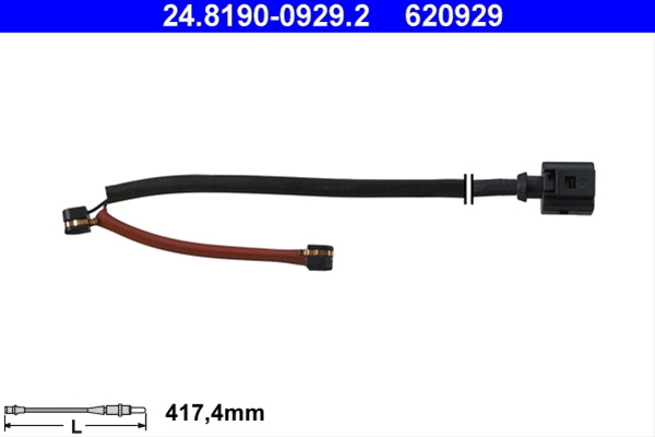 Senzor De Avertizare,uzura Placute De Frana Ate Vag 24.8190-0929.2