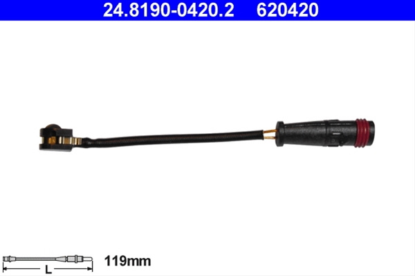 Senzor De Avertizare,uzura Placute De Frana Ate Mercedes-Benz 24.8190-0420.2