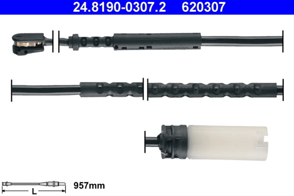 Senzor De Avertizare,uzura Placute De Frana Ate Mini 24.8190-0307.2